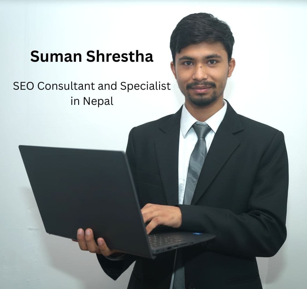Suman Shrestha, an SEO specialist and consultant in Nepal