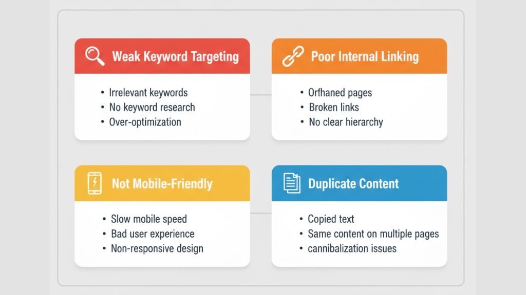Common SEO mistakes that beginners make mostly.