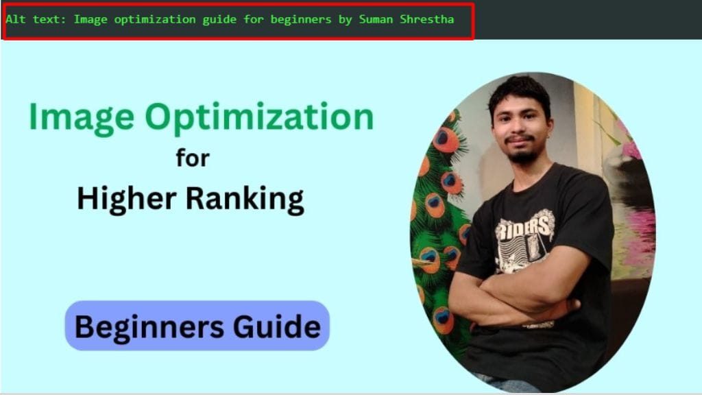 Alt text and Image Optimization 