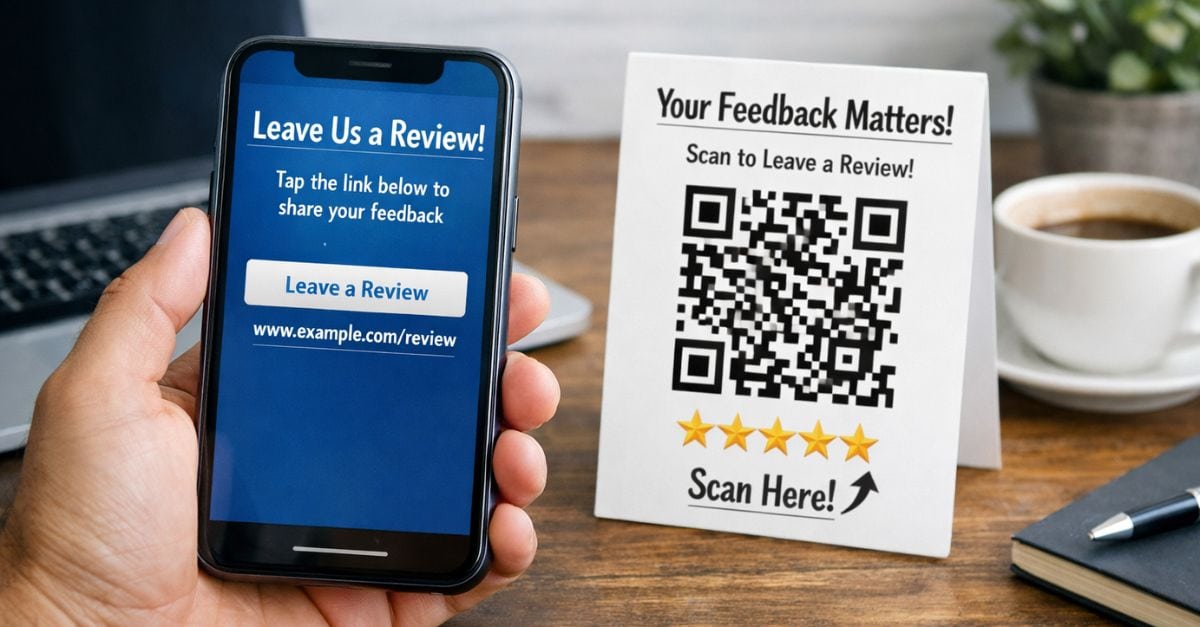 Review Links and Review QR Code