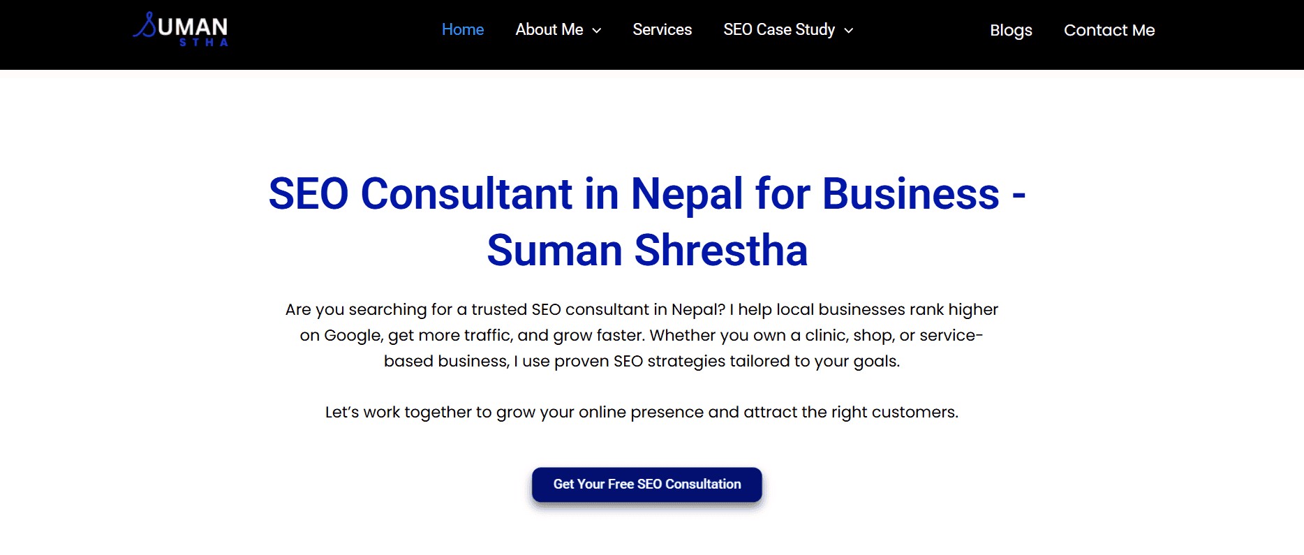 SEO Portfolio by Suman Shrestha