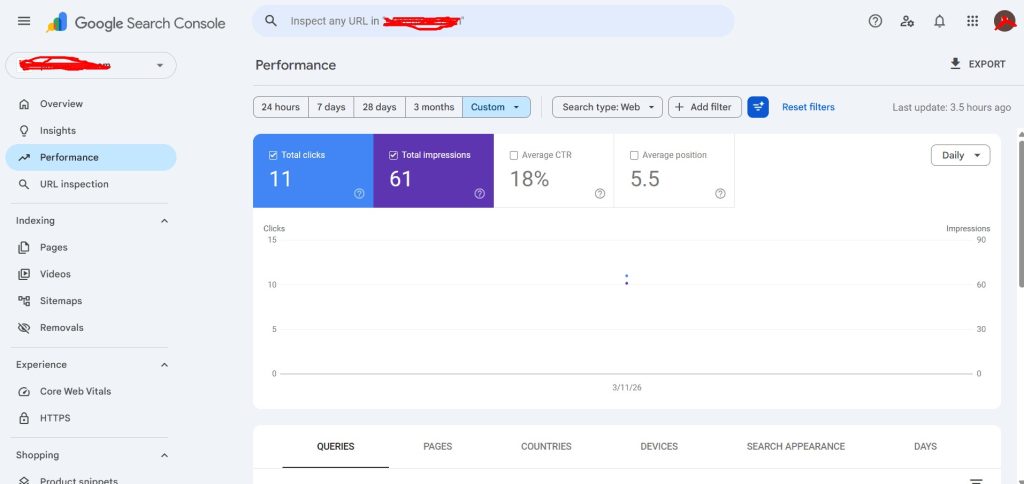 Before starting SEO Campaing the project