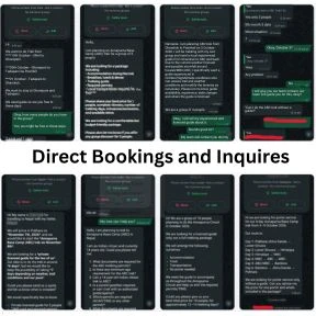 Direct booking inquiries from trekkers on WhatsApp, with personal details blurred